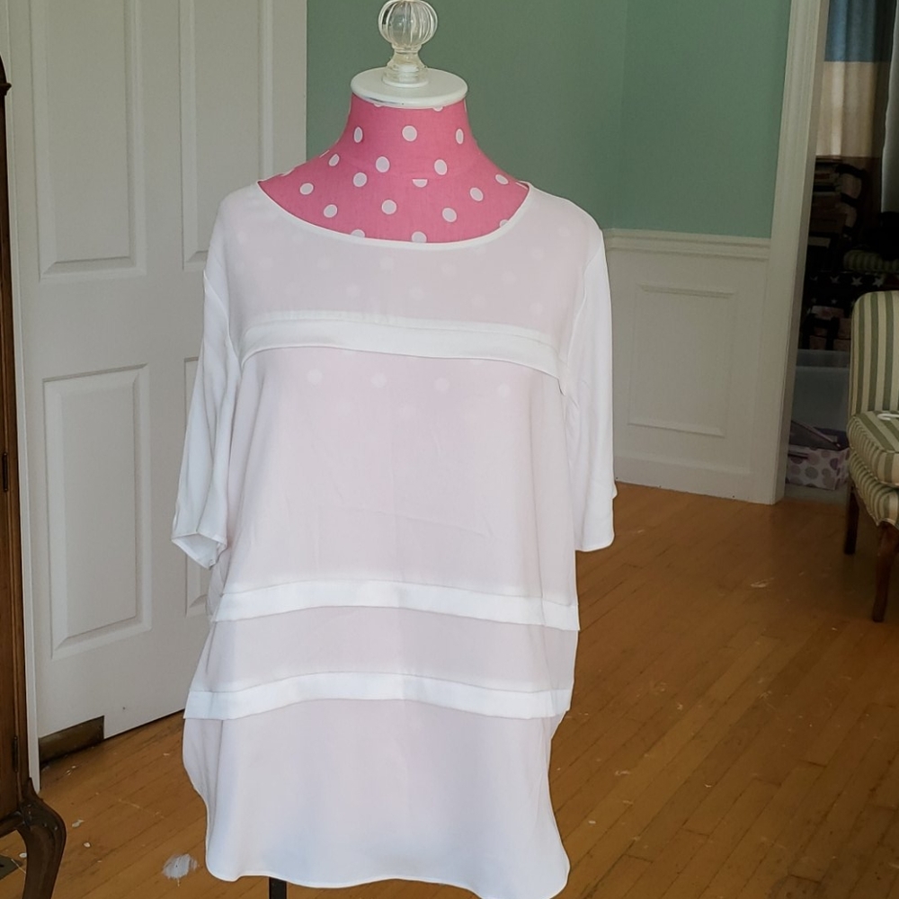 Ann Taylor Cream Blouse